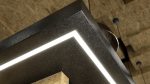 Lumines profile type B lacquered white, 3 m